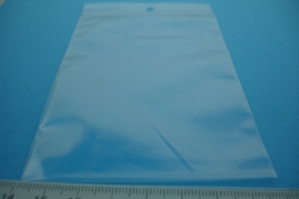 [ 8254 ] Grip zakjes Blank 7 x 10 cm. per 100 stuks