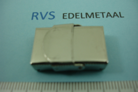 [ 8368 ] RVS,   Klik slotje 14 mm. x 4 mm. inw.   per stuk