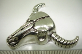 [ 1142 ] Buffel 48 mm. Zilverkleur, per stuk