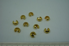 [5627 ] Verberger 5 mm. Goudkleur, 10 stuks