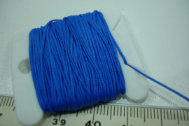 [ 5663-A ] Katoen draad 0.8 mm. Blauw, 10 meter