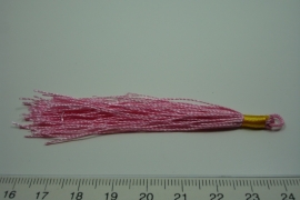 [ 6103 ] Kwast +/- 8 cm. Licht Roze, 4 stuks