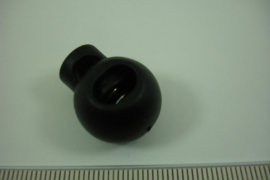 [ 7043 ] Draad stopper Zwart 22 x 14 mm. per stuk