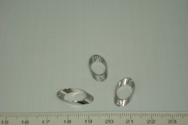 [0341 ] Doorrijg ring Hoog ovaal 19 x 9.2 mm.