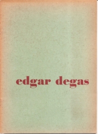 Catalogus Stedelijk Museum 087: Edgar Degas.