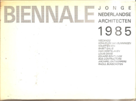 Biennale jonge Nederlandse architecten 1985: mapje met 10 ansichtkaarten