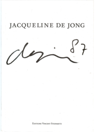 Jong, Jacqueline de: nieuw werk