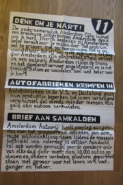 Affiche Aktiegroep Amsterdam Autovrij 11