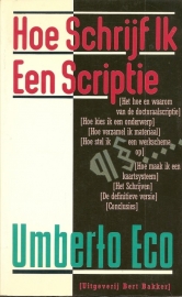Eco, Umberto: "Hoe Schrijf Ik Een Scriptie".