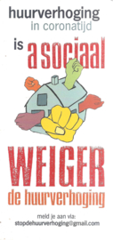 Weiger de huurverhoging