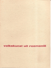 Catalogus Stedelijk Museum 133: Volkkunst uit Roemenië.