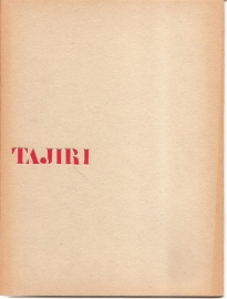 Catalogus Stedelijk Museum 232: Tajiri.