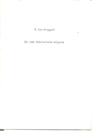 Bij een bibliofiele uitgave