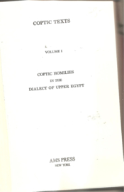 Coptic texts; volume I