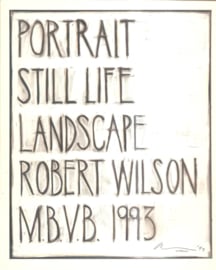 Wilson,  Robert: Still Life Landscape