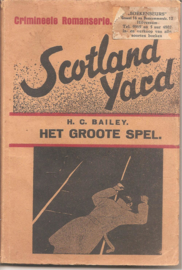 Bailey, H.C.: Het groote spel