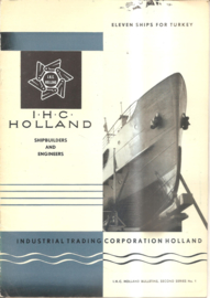 I.H.C. Holland Bulletin ( jaren '50); 8 exemplaren