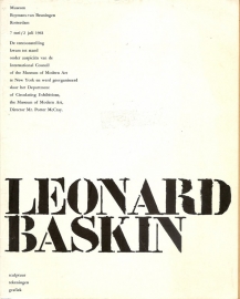 Baskin, Leonard: "Sculptuur, tekeningen, grafiek".