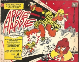 Appie Happie: drie volledige stripverhalen in een boek.
