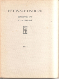 Merwe, A. v.d.: Het wachtwoord