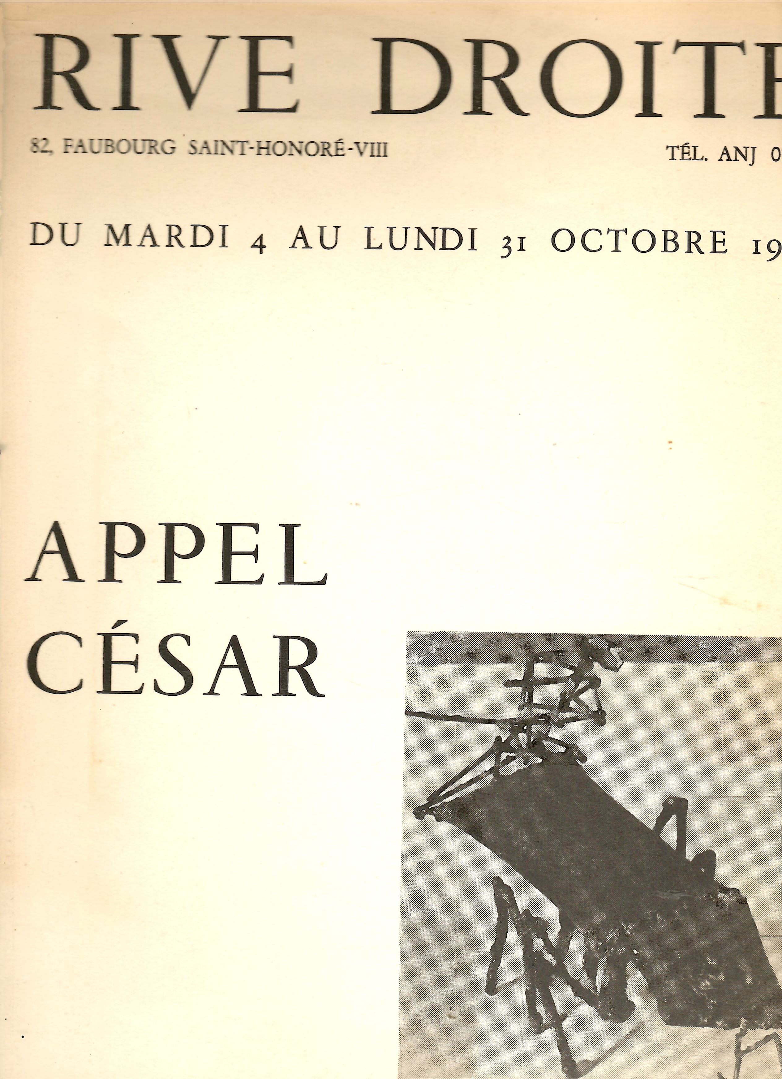 Appel, Karel: Appel César (Rive Droite)