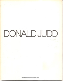 Judd, Donald: catalogus  van Abbemuseum