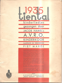 Tiental kinderliedjes  1935