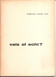 Catalogus Stedelijk Museum 096: Vals of echt?