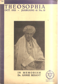 Theosophia: In memoriam dr. Annie Besant