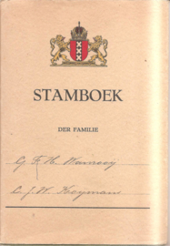 Stamboek der familie G.F.H. Wanrooij