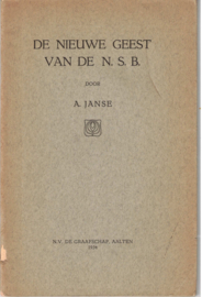 Janse, A.: De nieuwe geest van de N.S.B.