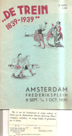 Gids voor de spoorwegtentoonstelling op het Frederiksplein; 1939