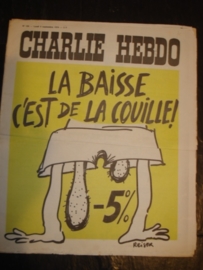 Charlie Hebdo (verschillende nummers uit jaren '70). prijs per stuk