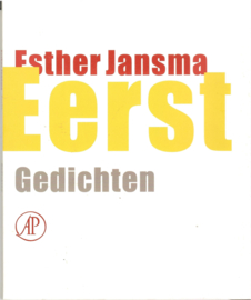 Jansma, Esther: Eerst