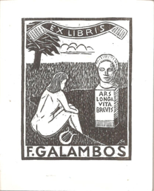 Ex Libris:  F. Galambos