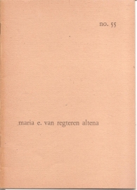 Catalogus Stedelijk Museum 055: Maria E. van Regteren Altena.