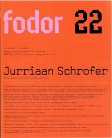 Catalogus Fodor 22: Jurriaan Schrofer