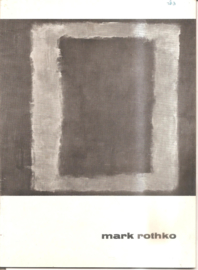 catalogus stedelijk Museum 283: Mark Rothko