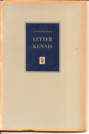 Tschichold, Jan: Letterkennis