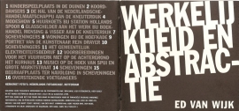 Wijk, Ed van: "Werkelijkheid en abstractie".