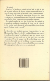 Greef, Hugo de en Hoet, Jan: "Gesprekken met Jan Fabre".