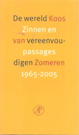 Zomeren, Koos van: De wereld vereenvoudigen