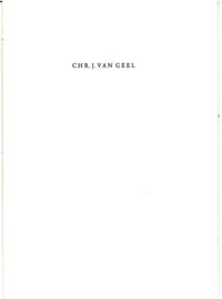 Geel, Chr. J. van: