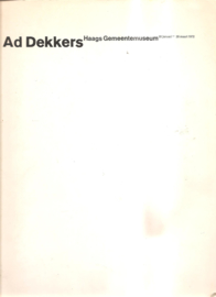 Dekkers, Ad: catalogus Haags Gemeentemuseum
