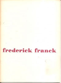 Catalogus Stedelijk Museum zonder nummer: Frederick Franck.