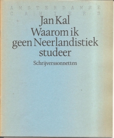 Kal, Jan: "Waarom ik geen Neerlandistiek studeer".