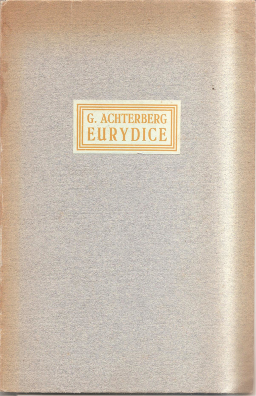 Achterberg, Gerrit: Eurydice