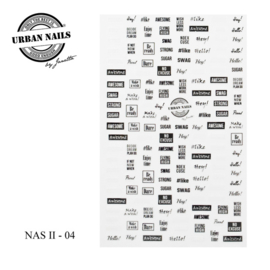 Nail Art Sticker II - 4 (NAS)