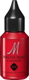 Magnetic Master Nailart Paint Pure Red  123608