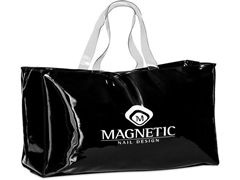 Magnetic big shopper tas zwart lak!  310214
